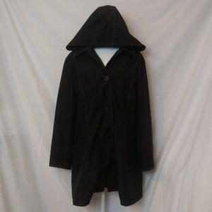 Alfred Dunner Chocolate Brown Hooded Winter Coat